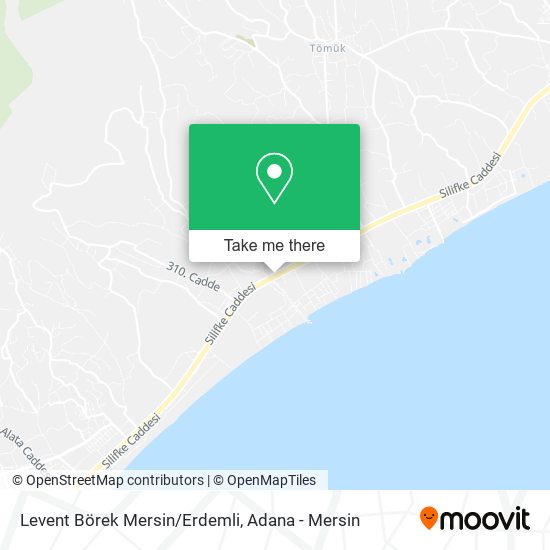 Levent Börek Mersin/Erdemli map