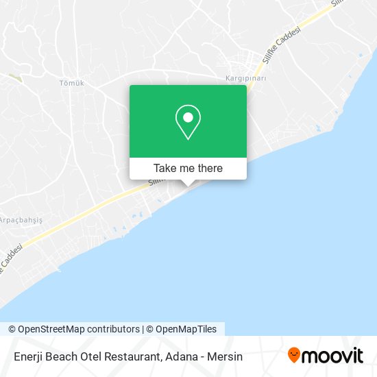 Enerji Beach Otel Restaurant map