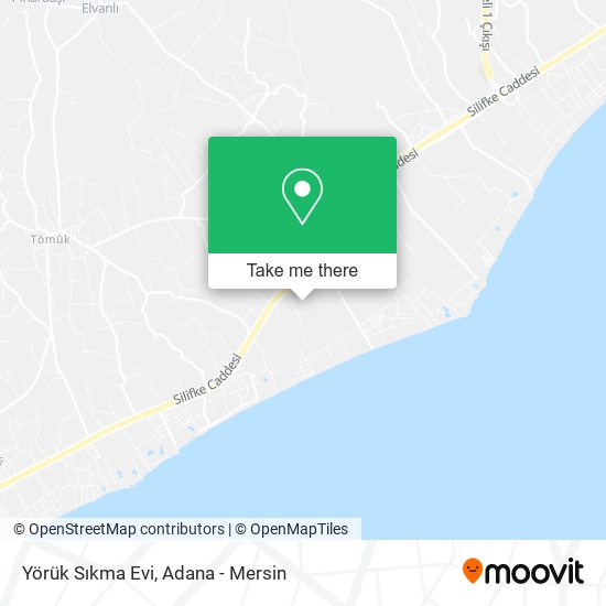 Yörük Sıkma Evi map