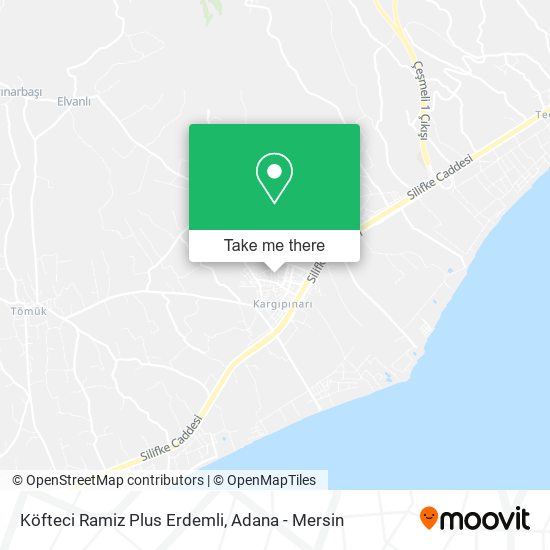 Köfteci Ramiz Plus Erdemli map