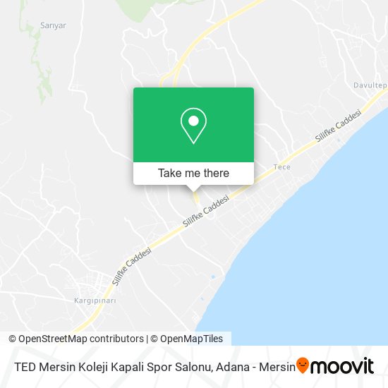 TED Mersin Koleji Kapali Spor Salonu map