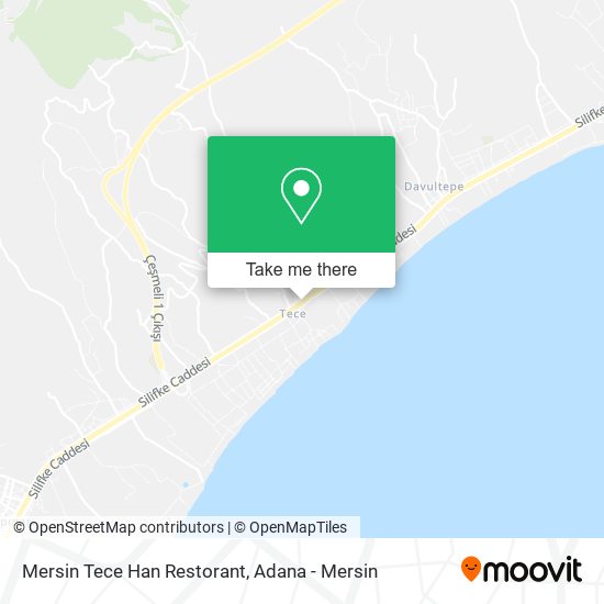 Mersin Tece Han Restorant map