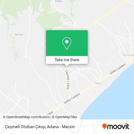 Çeşmeli Otoban Çıkışı map