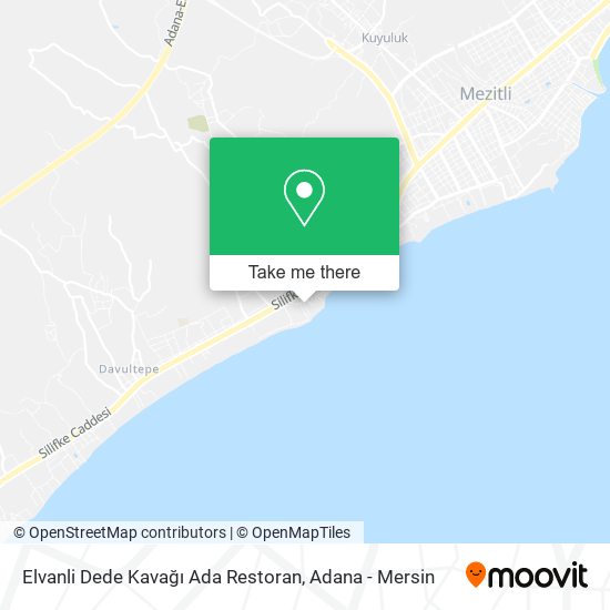 Elvanli Dede Kavağı Ada Restoran map