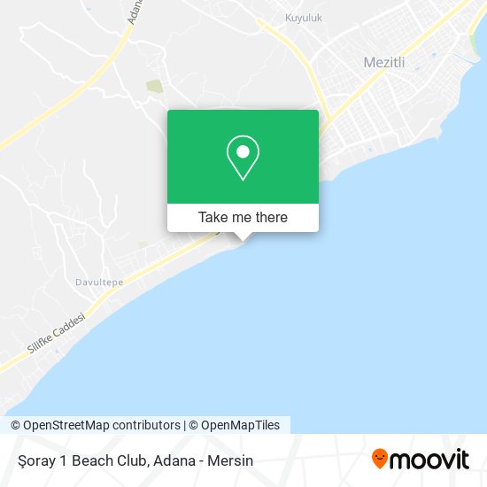 Şoray 1 Beach Club map