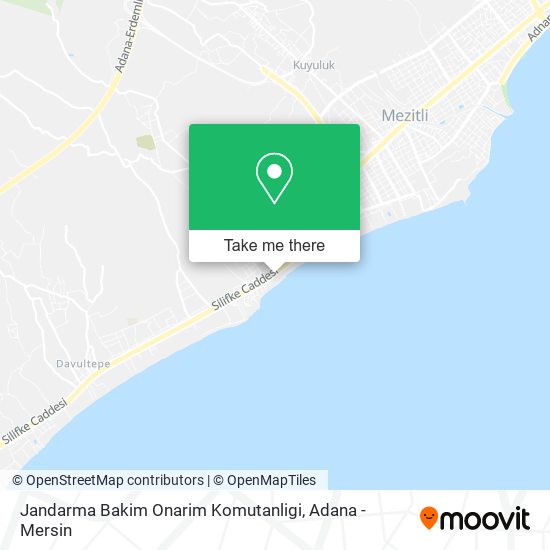 Jandarma Bakim Onarim Komutanligi map