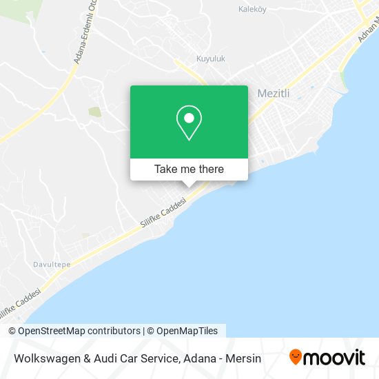 Wolkswagen & Audi Car Service map