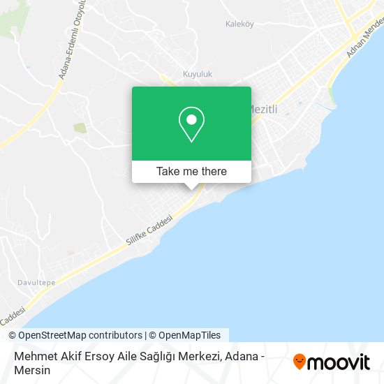 Mehmet Akif Ersoy Aile Sağlığı Merkezi map
