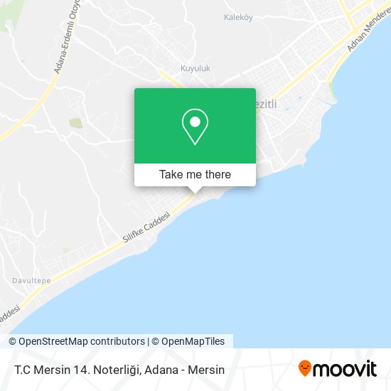 T.C Mersin 14. Noterliği map
