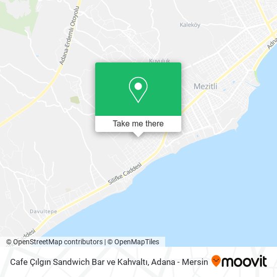 Cafe Çılgın Sandwich Bar ve Kahvaltı map