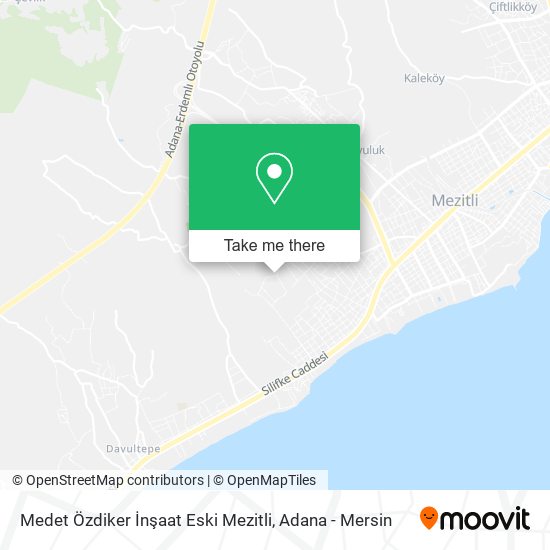 Medet Özdiker İnşaat Eski Mezitli map