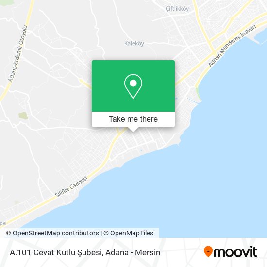 A.101 Cevat Kutlu Şubesi map