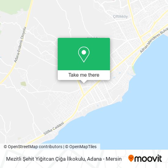 Mezitli Şehit Yiğitcan Çiğa İlkokulu map