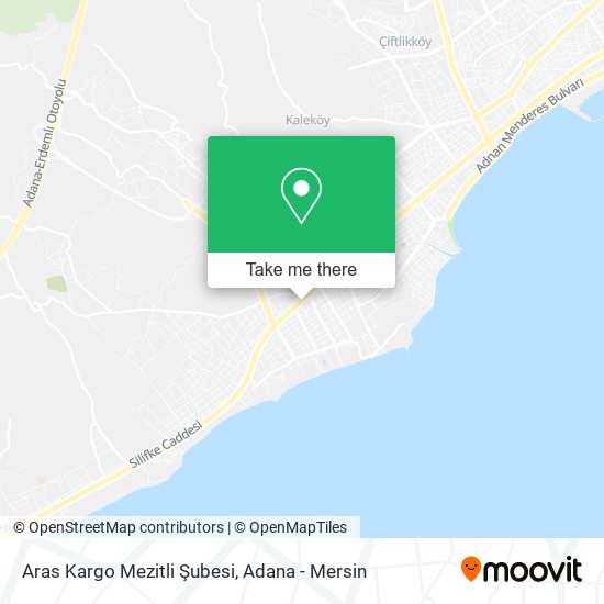 Aras Kargo Mezitli Şubesi map
