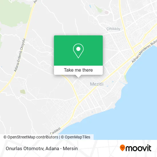 Onurlas Otomotıv map