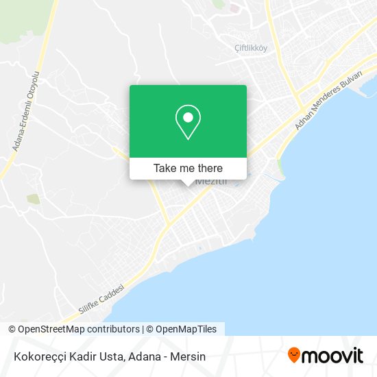 Kokoreççi Kadir Usta map