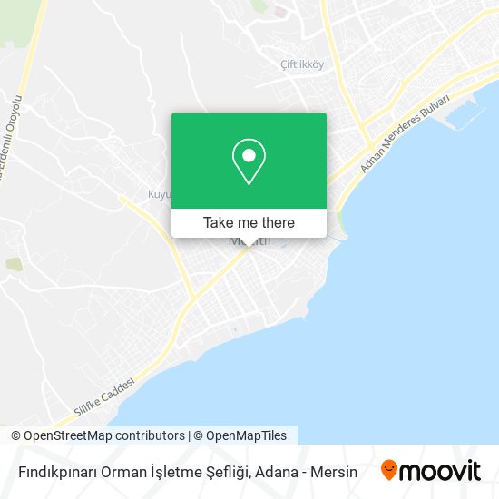 Fındıkpınarı Orman İşletme Şefliği map