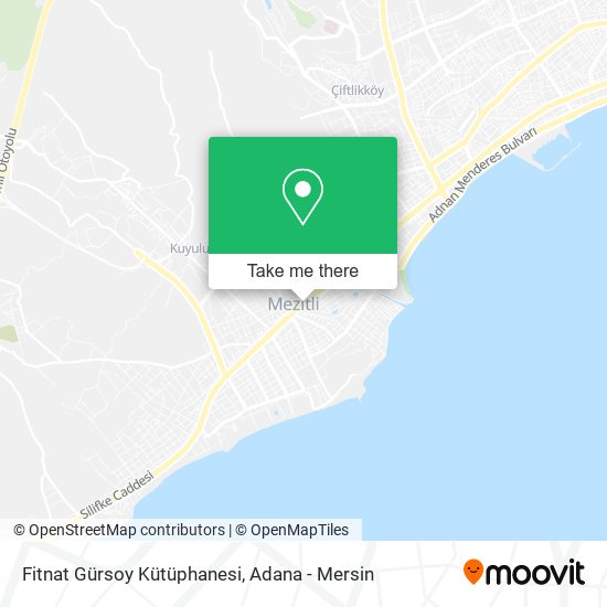 Fitnat Gürsoy Kütüphanesi map