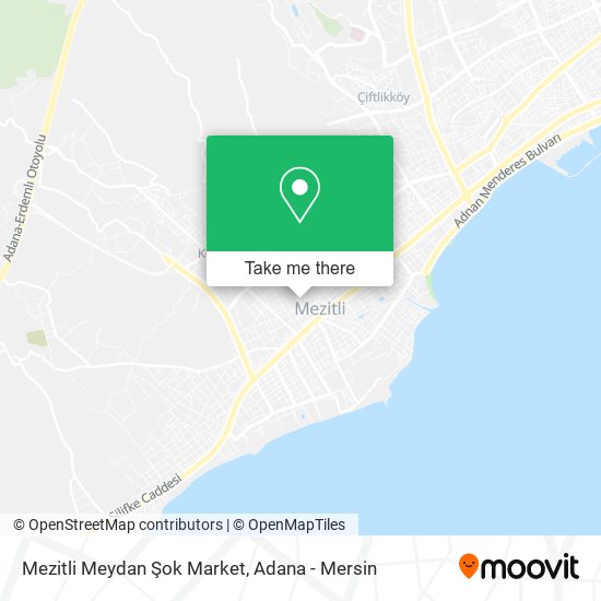 Mezitli Meydan Şok Market map