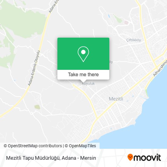 Mezitli Tapu Müdürlüğü map