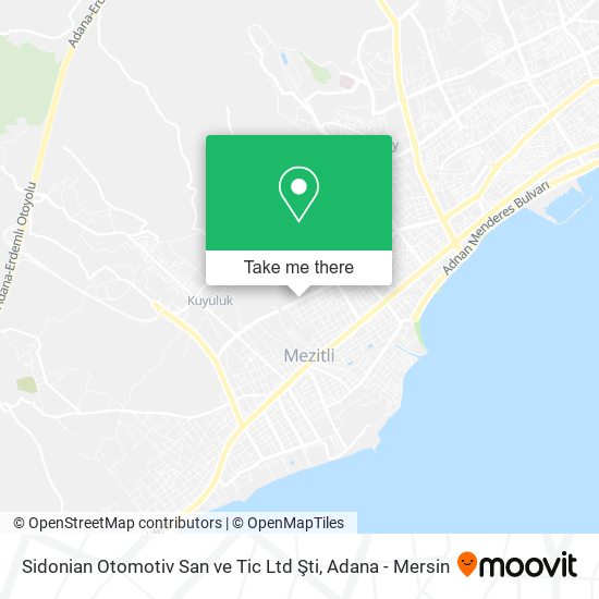 Sidonian Otomotiv San ve Tic Ltd Şti map