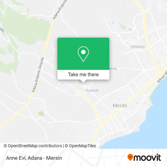 Anne Evi map