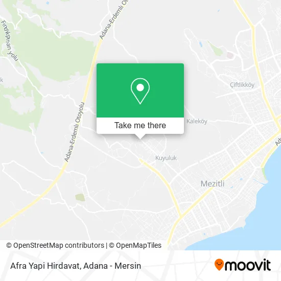 Afra Yapi Hirdavat map