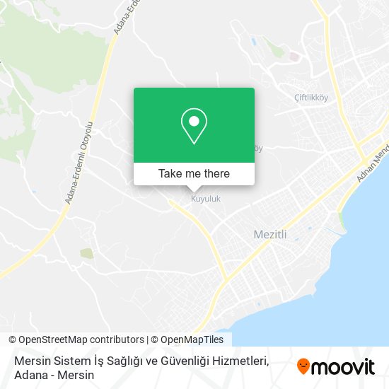 Mersin Sistem İş Sağlığı ve Güvenliği Hizmetleri map