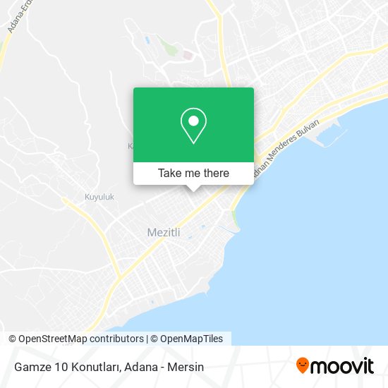 Gamze 10 Konutları map