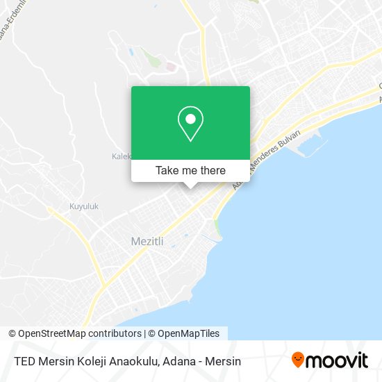 TED Mersin Koleji Anaokulu map