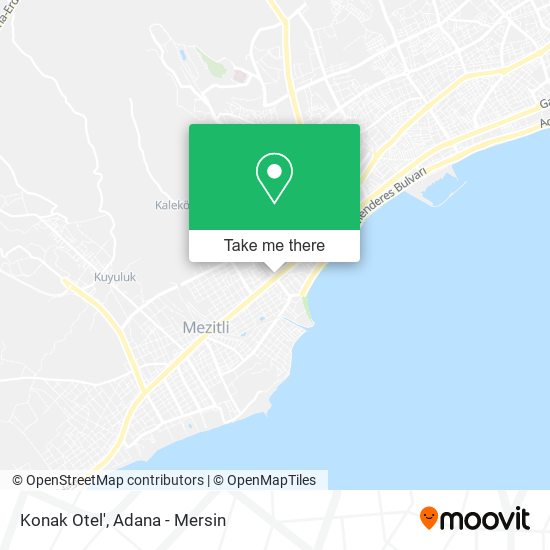 Konak Otel' map