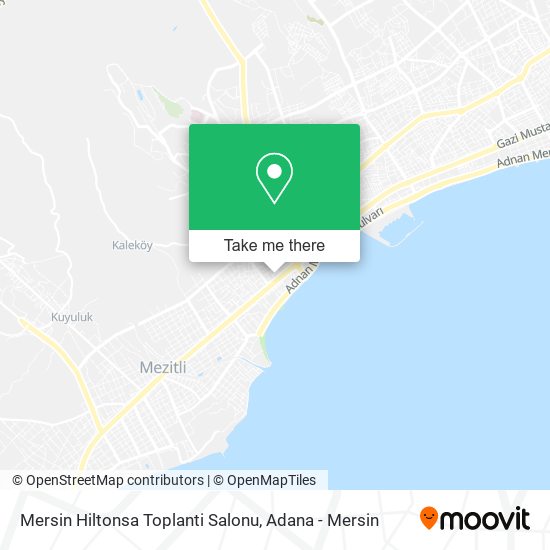 Mersin Hiltonsa Toplanti Salonu map