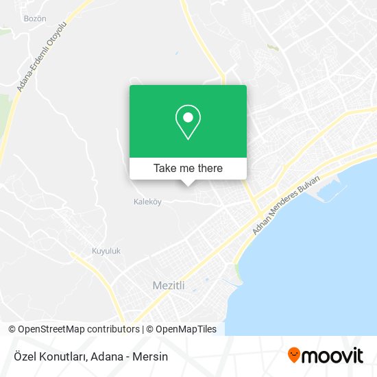 Özel Konutları map
