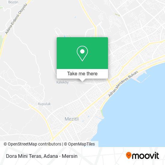 Dora Mini Teras map