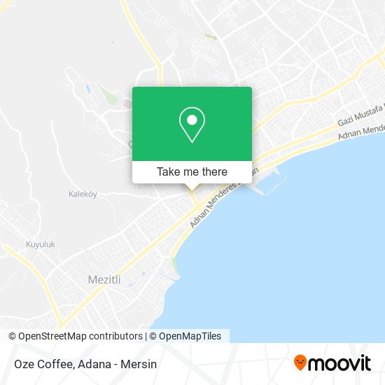 Oze Coffee map