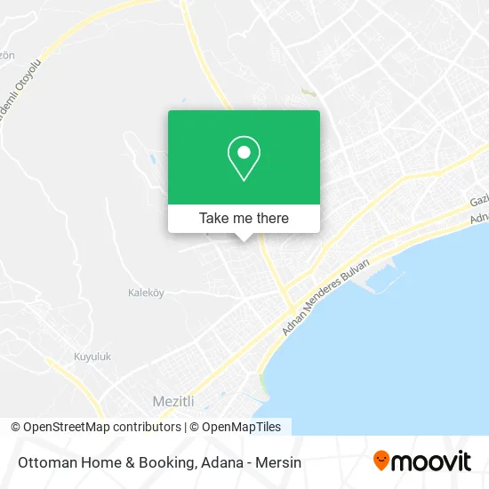 Ottoman Home & Booking map