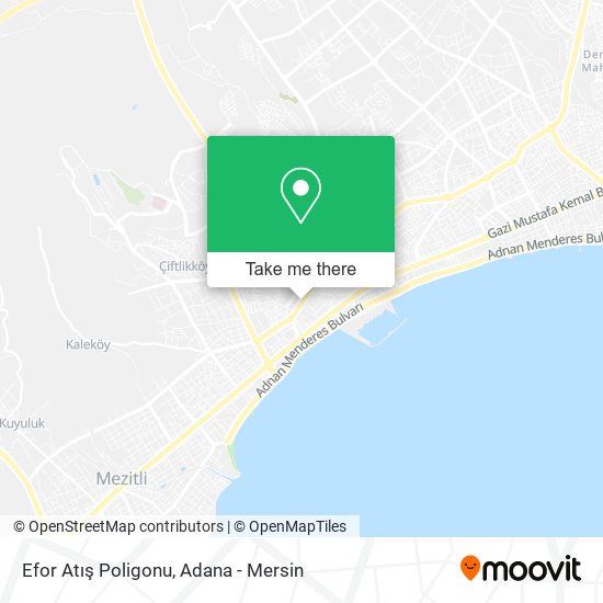 Efor Atış Poligonu map