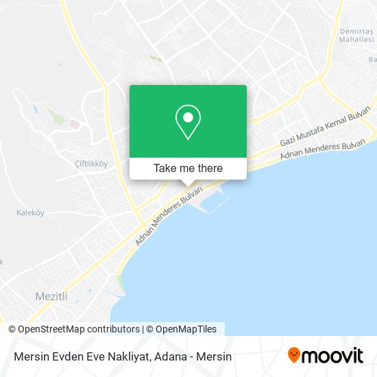 Mersin Evden Eve Nakliyat map