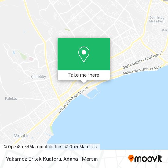 Yakamoz Erkek Kuaforu map