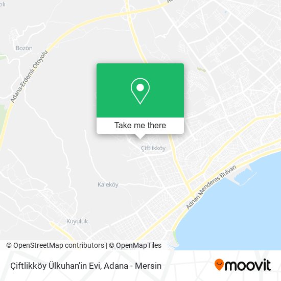 Çiftlikköy Ülkuhan'in Evi map