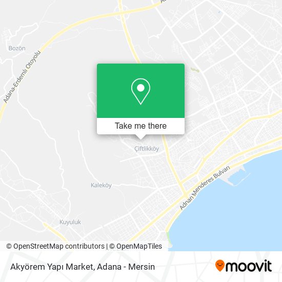 Akyörem Yapı Market map