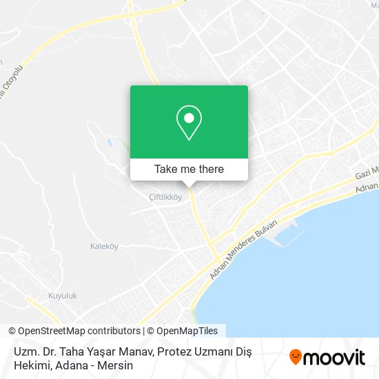 Uzm. Dr. Taha Yaşar Manav, Protez Uzmanı Diş Hekimi map