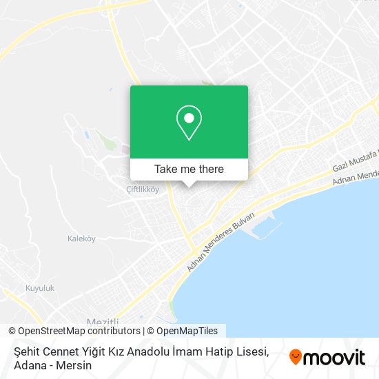 Şehit Cennet Yiğit Kız Anadolu İmam Hatip Lisesi map