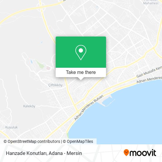 Hanzade Konutları map