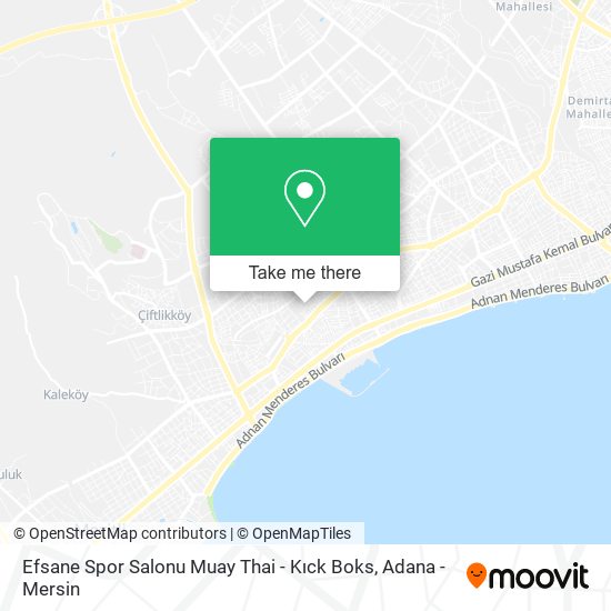 Efsane Spor Salonu Muay Thai - Kıck Boks map