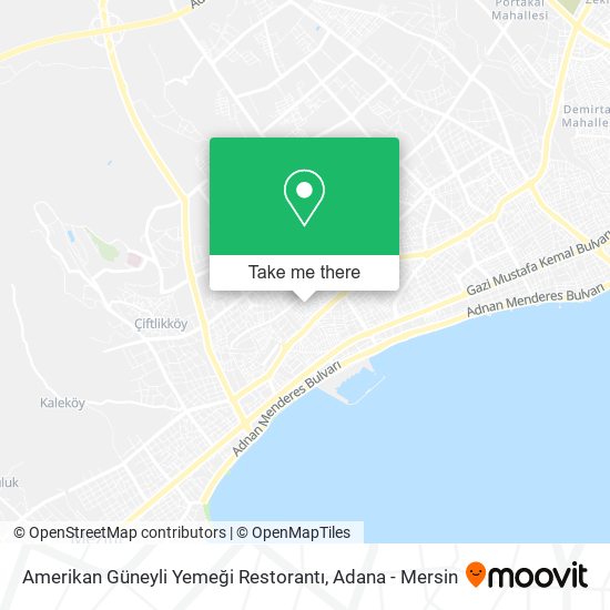 Amerikan Güneyli Yemeği Restorantı map