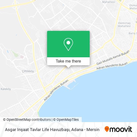 Asgar Inşaat Tavlar Life Havuzbaşı map