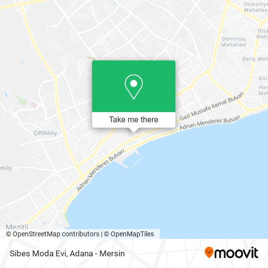 Sibes Moda Evi map