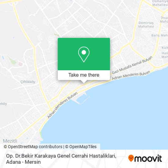 Op. Dr.Bekir Karakaya Genel Cerrahi Hastaliklari map