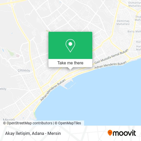 Akay İletişim map